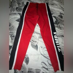 Zumba Fitness Red and Black Sweatpants